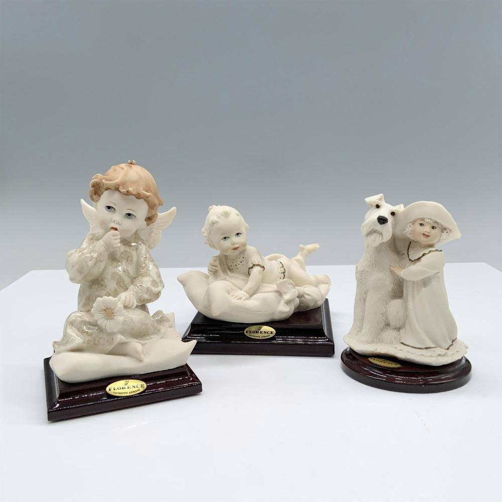 3pc Florence Giuseppe Armani Figurines sold by Lion and Unicorn, lot 12 — auction record photograph