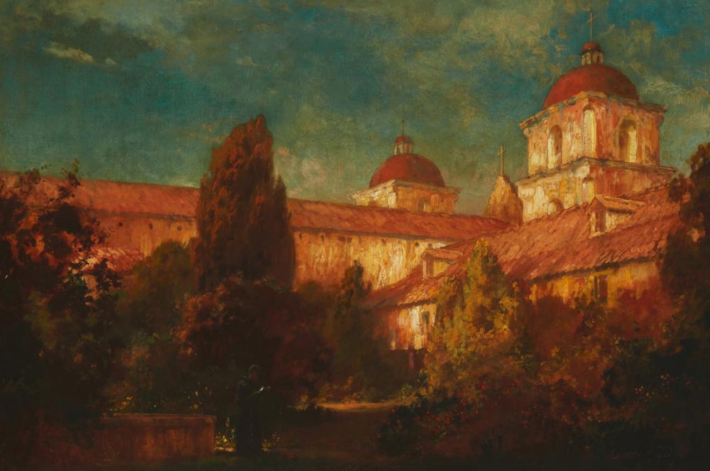 Clarkson Dye comparable auction result: clarkson dye 1869 1955 santa barbara mission