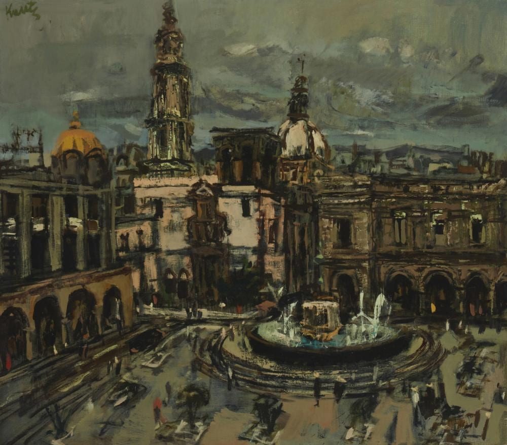 Roger Kuntz comparable auction result: roger kuntz 1926 1975 plaza mexico
