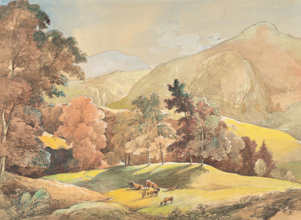 Franz Innocenz Josef Kobell comparable auction result: franz kobell 1749 mannheim m nchen 1822 herbstlandschaft in den vorbergen am kochelsee autumn landscape in the foothills at kochelsee