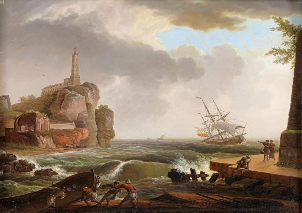 Charles F. de Lacroix comparable auction result: lacroix de marseille charles francois