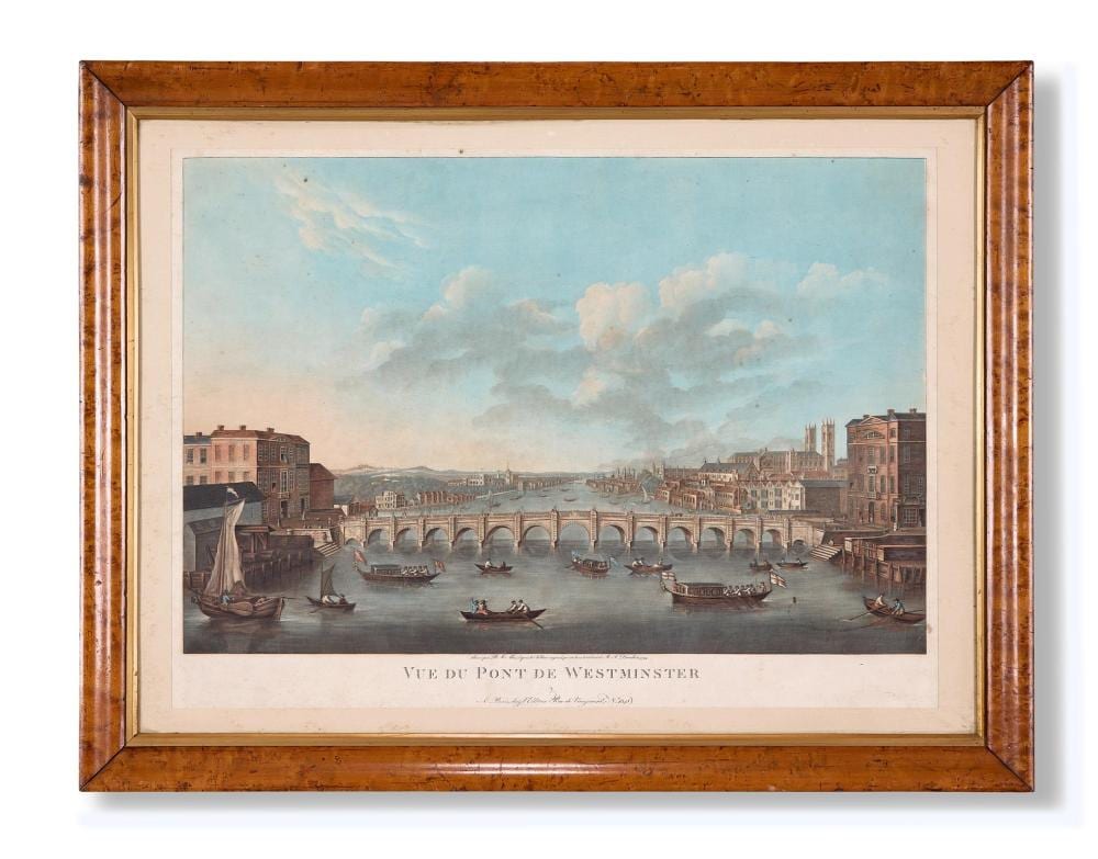 Pierre Michel Alix comparable auction result: pierre michel alix french 1762 1817 a view of westminster bridge