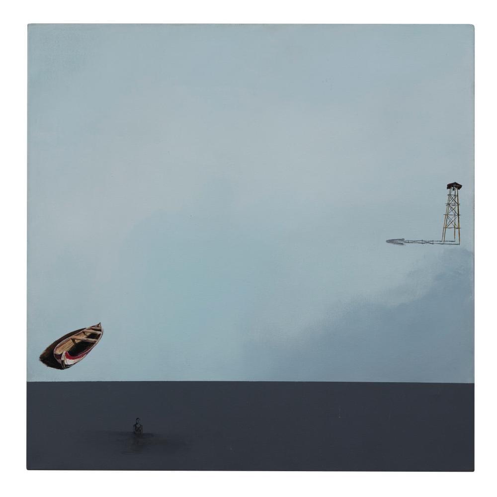 Sair Garcia (1975) Realidades Paralelas, 2008 Acrílico y óleo sobre lienzo Medidas: 50 x 50 cm comparable sale