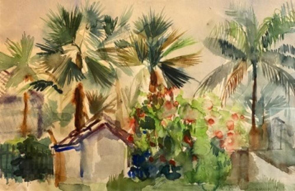 Wilhelm Egon Wiedemann (1905-1969) S/T , 1937 Acuarela sobre papel Medidas: 32 x 49 cm comparable sale