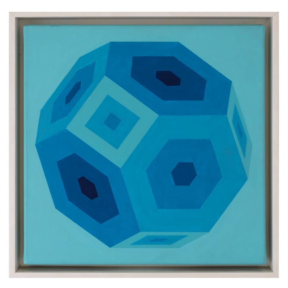 Rogelio Polesello (1939-2014) S/T, 1974 Acrílico sobre tela Medidas: 40 x 40 cm comparable sale
