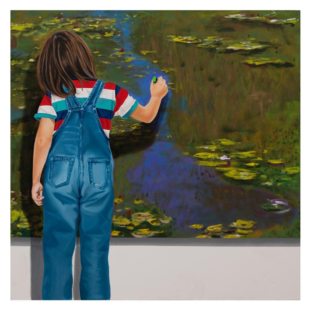 Javier Caraballo (1985) S/T, 2021 Óleo sobre lienzo Medidas: 80 x 80 cm comparable sale