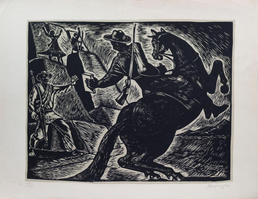 Alipio Jaramillo comparable auction result: alipio jaramillo 1913 1999 s t 1956 lin leo medidas 36 5 x 44 5 cm ed 95 100