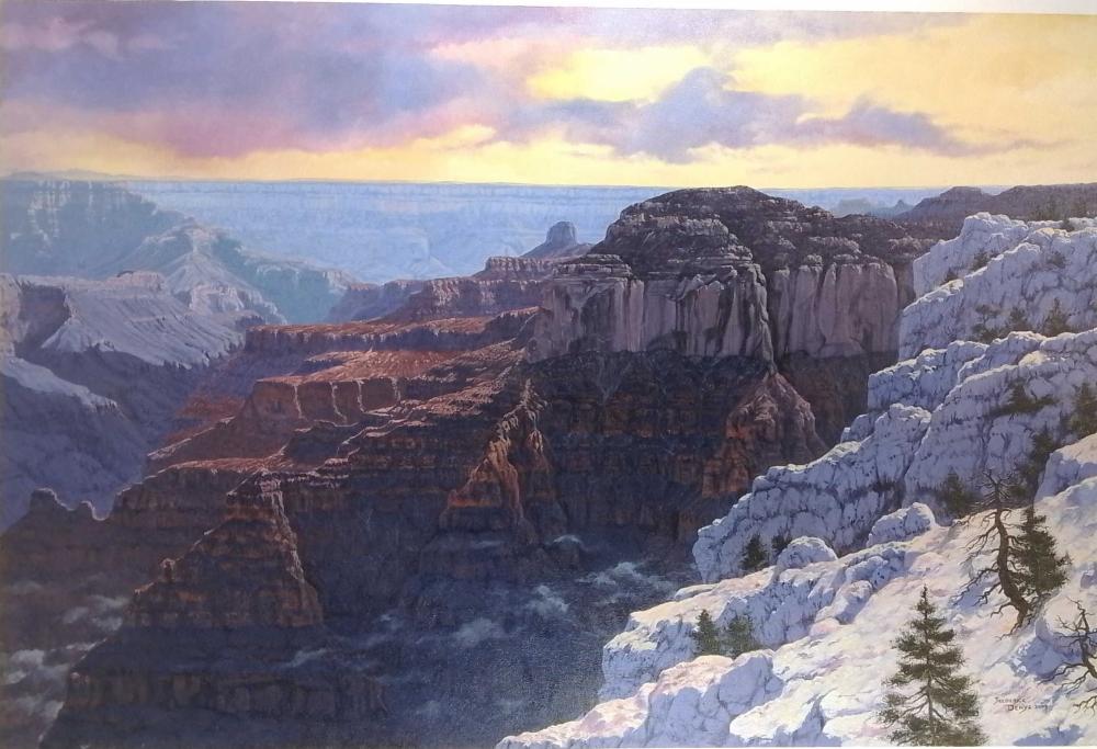 Frederick Denys comparable auction result: frederick denys b 1946 oil on canvas