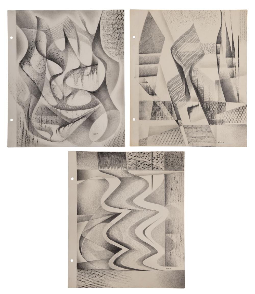 Medard P. Klein comparable auction result: medard p klein american 1905 2002 graphite on paper collection