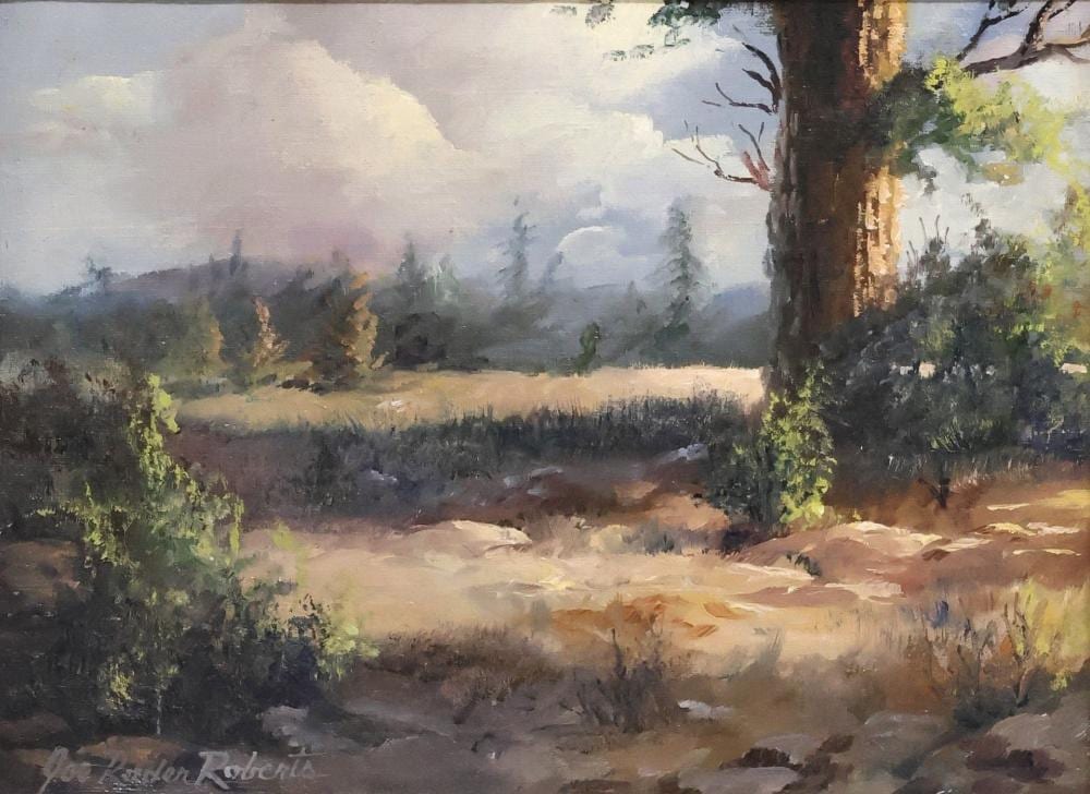 Joe Rader Roberts comparable auction result: joe rader roberts texas 1925 1982 painting western landscape