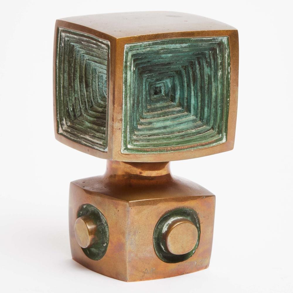 Minoru Niizuma comparable auction result: minoru niizuma japanese 1930 1998 castle of eye cube