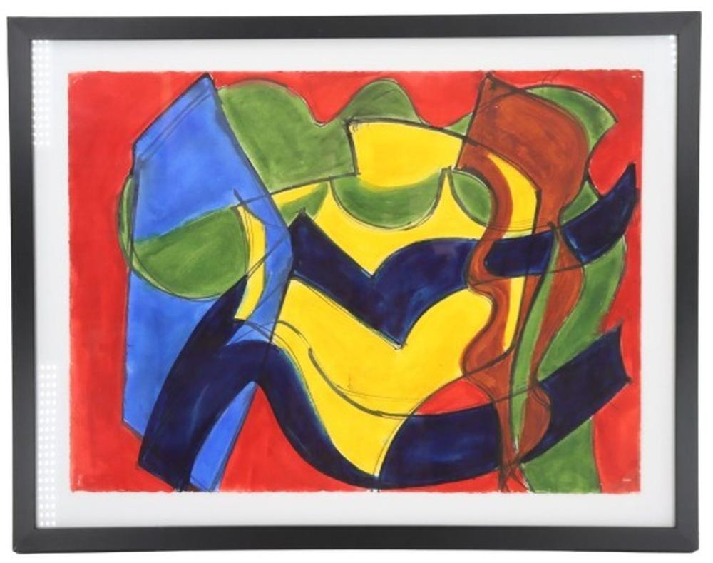 David Hayes (1931-2013) American, Abstract Painting sold by Sarasota Estate Auction, lot 96 — auction record photograph