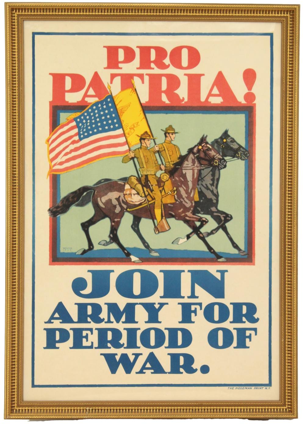 horace devitt welsh 1888 1942 american join army world war i poster · Sarasota Estate Auction · 2024-11-03 Devitt Welsh comparable auction result: horace devitt welsh 1888 1942 american join army world war i poster