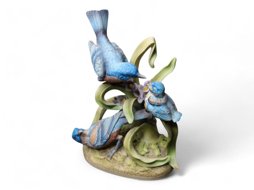 Andrea (1604) Vaccaro comparable auction result: mid century japanese bluebird sculpture by andrea