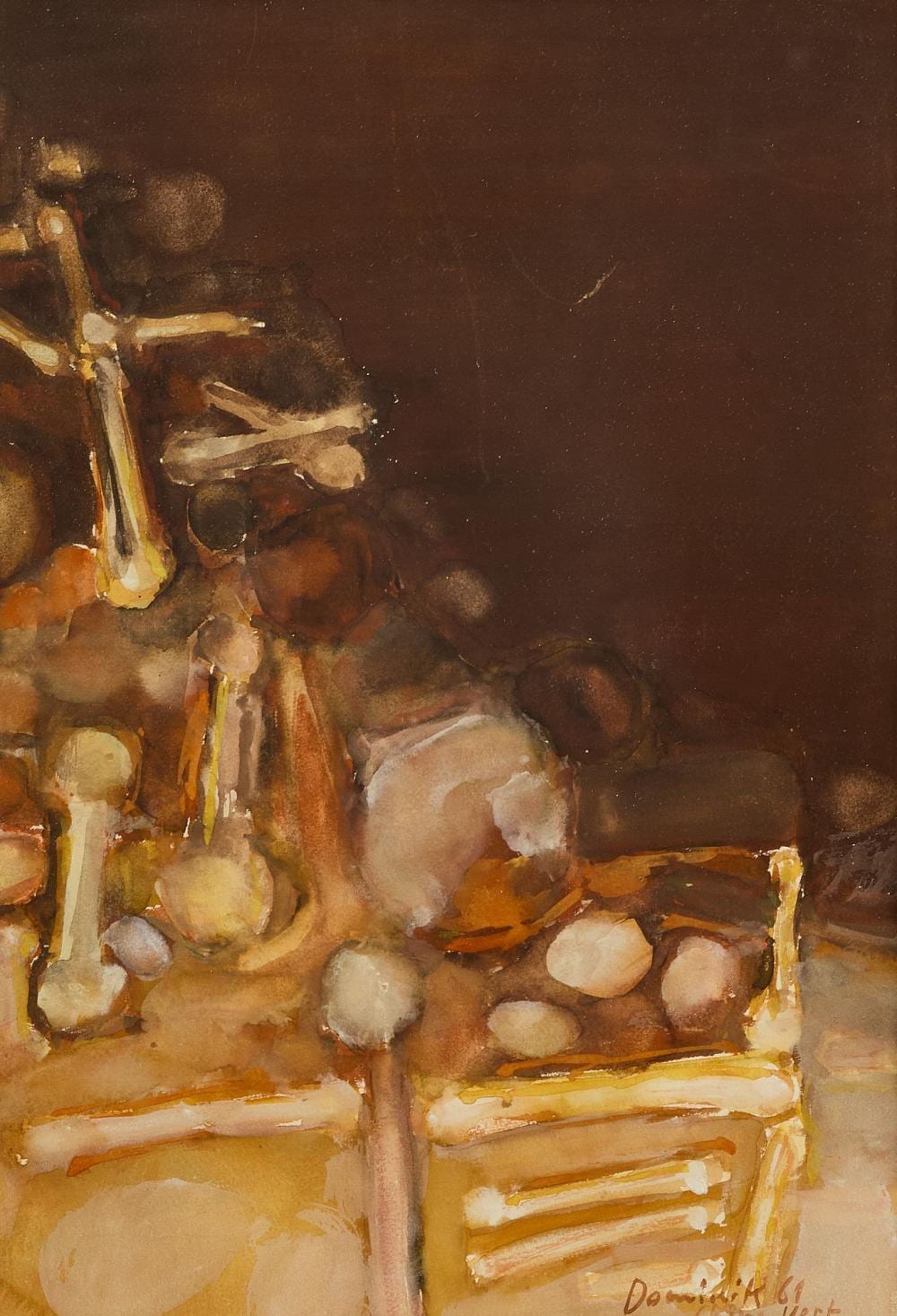 Tadeusz Dominik comparable auction result: tadeusz dominik untitled