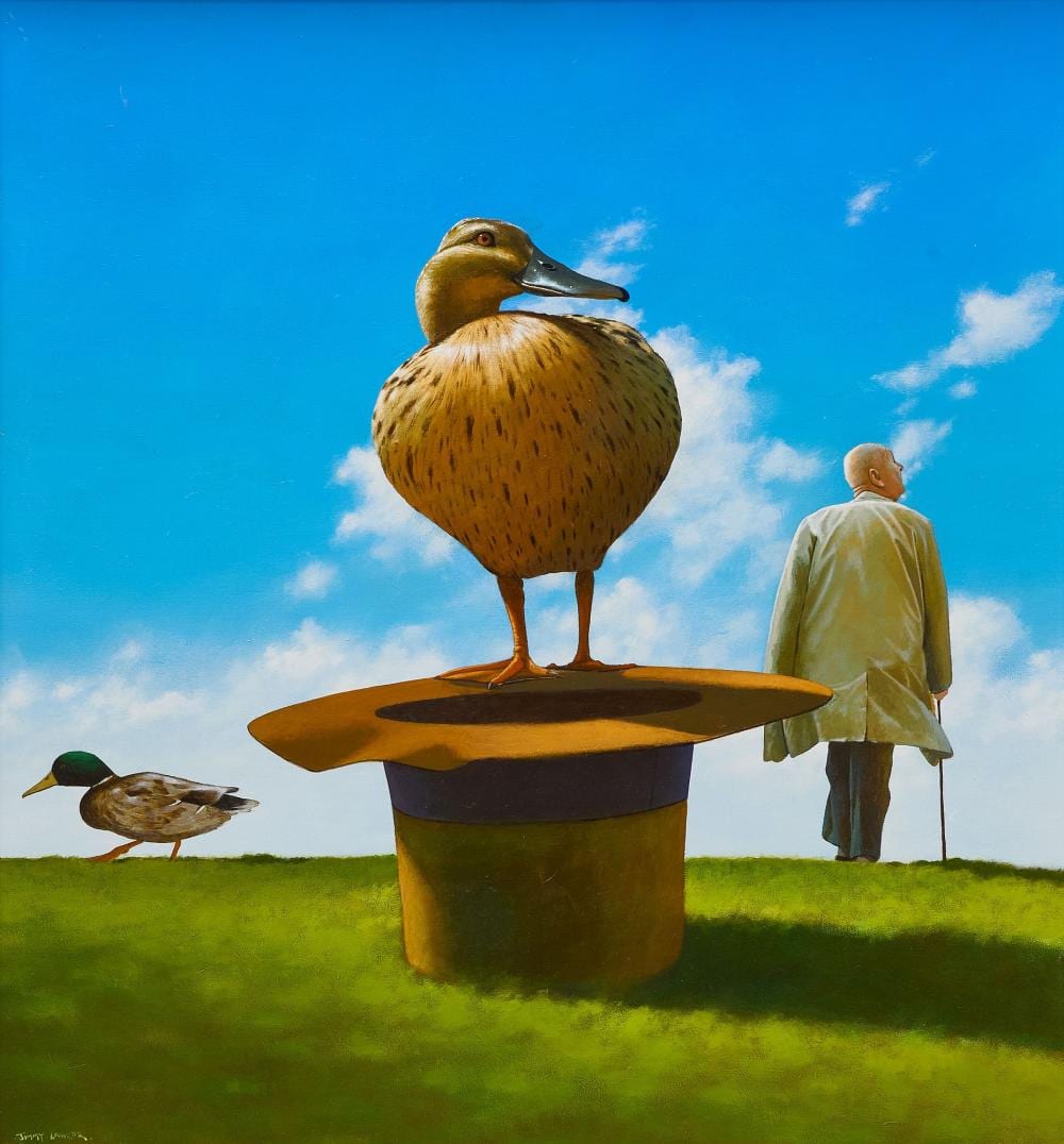 Jimmy Lawlor comparable auction result: jimmy lawlor duck on hat
