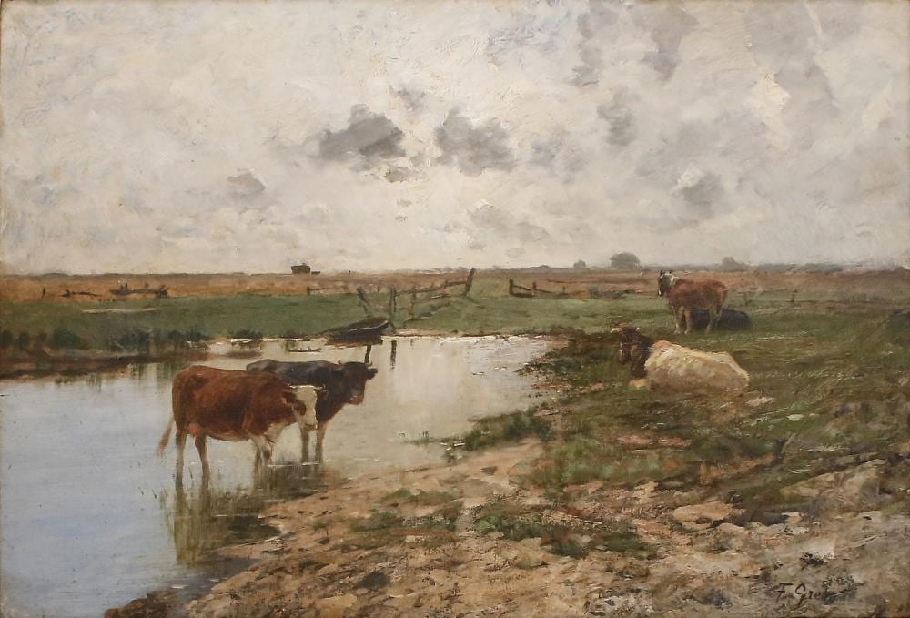 Fritz Grebe comparable auction result: fritz grebe 1850 heisebeck 1924 d sseldorf