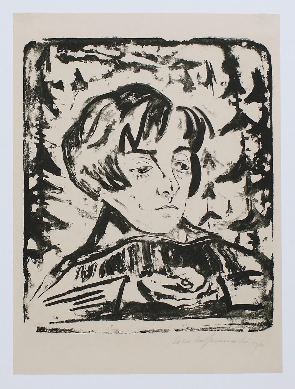 Walter Gramatté comparable auction result: walter gramatt 1897 berlin 1929 hamburg