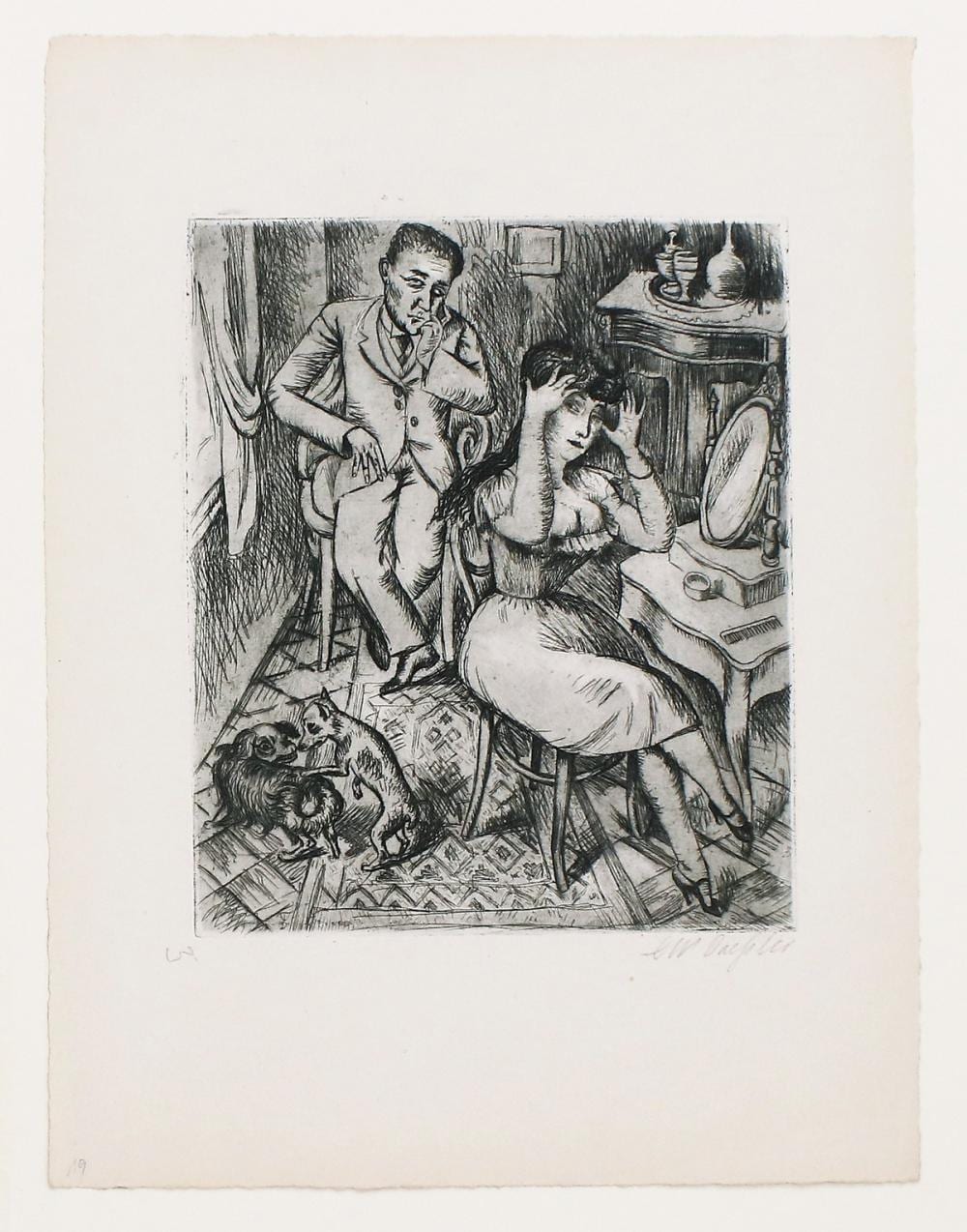 August Wilhelm Dressler comparable auction result: august wilhelm dressler 1886 bettelgr n b hmen 1970 berlin