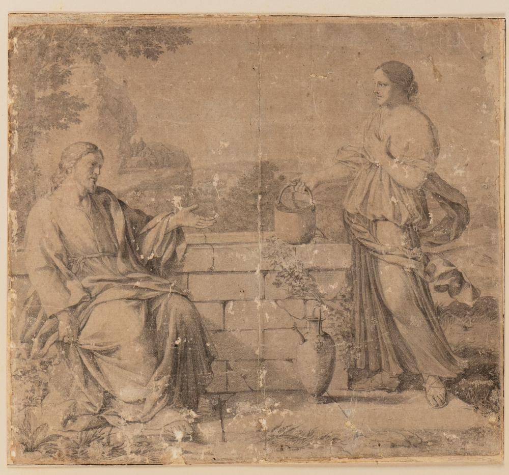 Giacinto Gimignani comparable auction result: giacinto gimignani cerchia di christ and the samaritan woman at the well