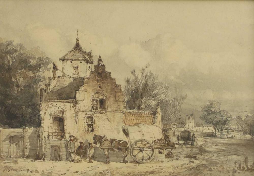 Hendrik Gerrit ten Cate comparable auction result: hendrik gerrit ten cate dutch 1803 1856