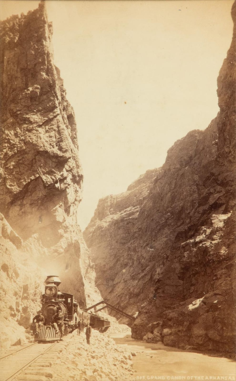 william henry jackson american 1843 1942 albumen photograph grand canyon of the arkansas h 6 25 w 4 · DuMouchelles · 2024-11-15 William Henry Jackson comparable auction result: william henry jackson american 1843 1942 albumen photograph grand canyon of the arkansas h 6 25 w 4
