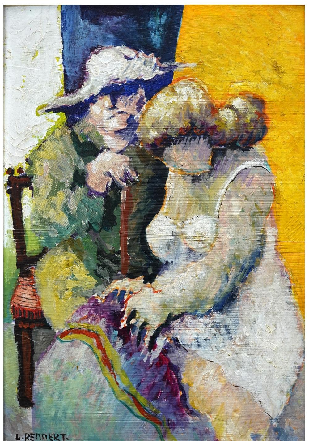 Gershon Rennert comparable auction result: gershon rennert israeli german 1929 2010