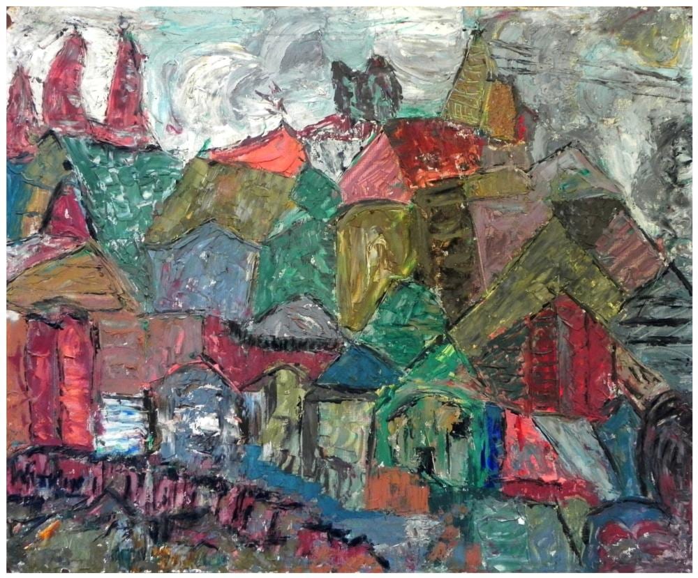 Shlomo Vitkin comparable auction result: shlomo vitkin israeli 1922 2009