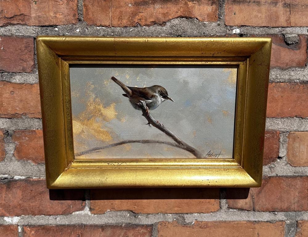 Edward Aldrich comparable auction result: edward aldrich oil on board painting
