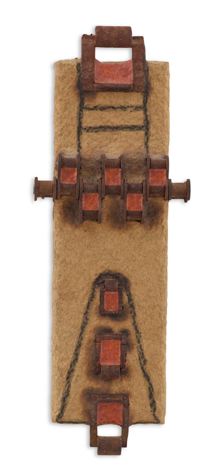 Clyde Connell comparable auction result: clyde connell american 1901 1998 small totem no 15