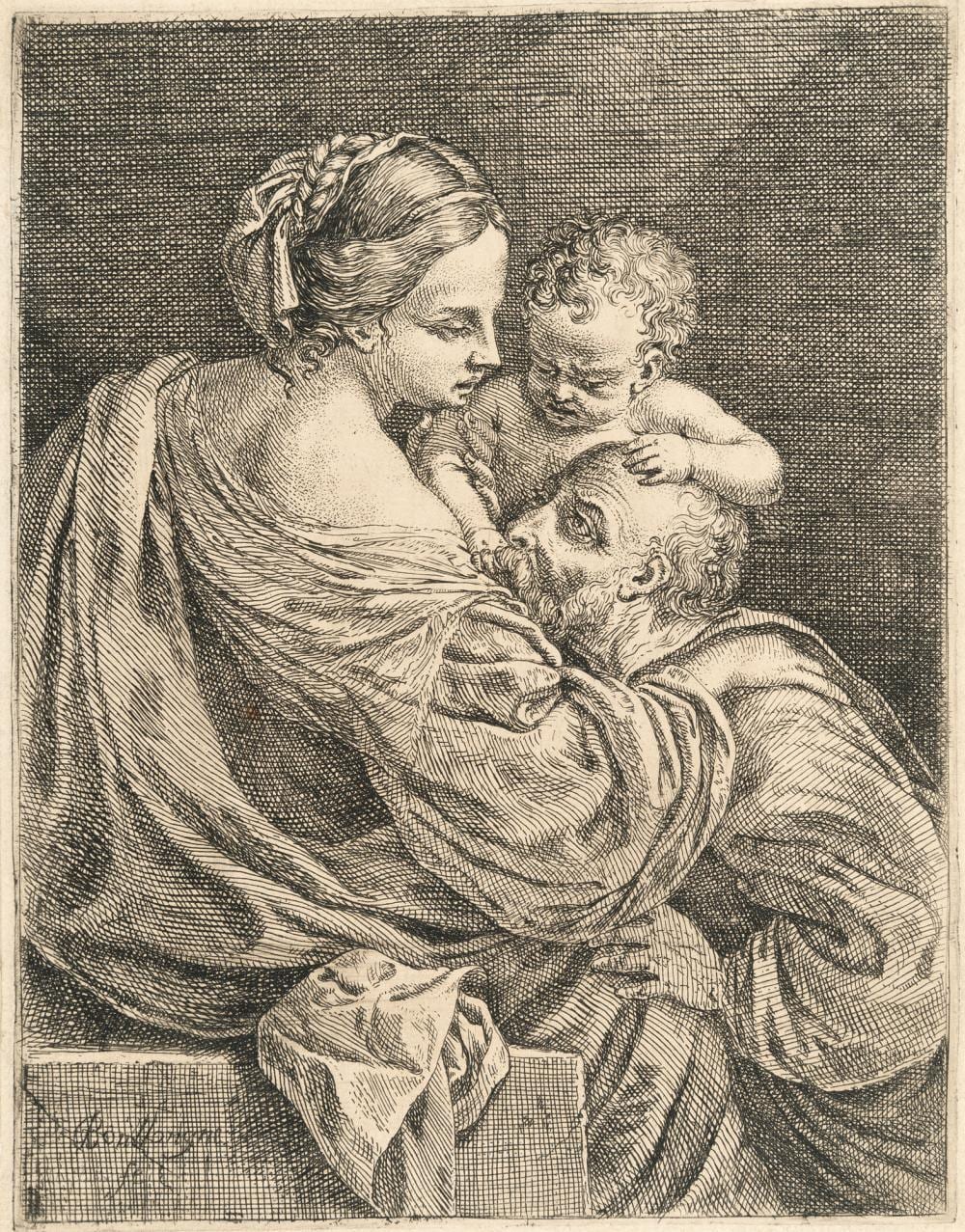Louis de Boullogne comparable auction result: louis de boullogne 1609 paris 1674 la charit romaine