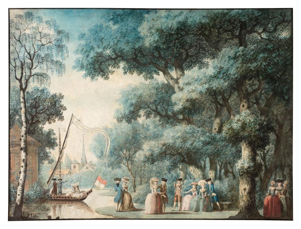 Louis Carrogis comparable auction result: louis carrogis dit carmontelle