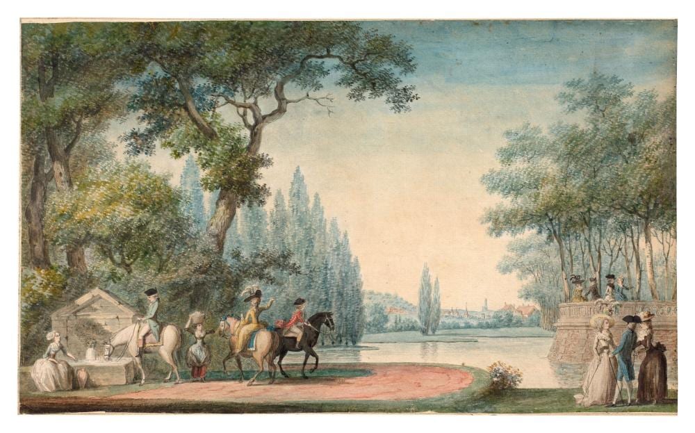 Louis Carrogis comparable auction result: louis carrogis dit carmontelle