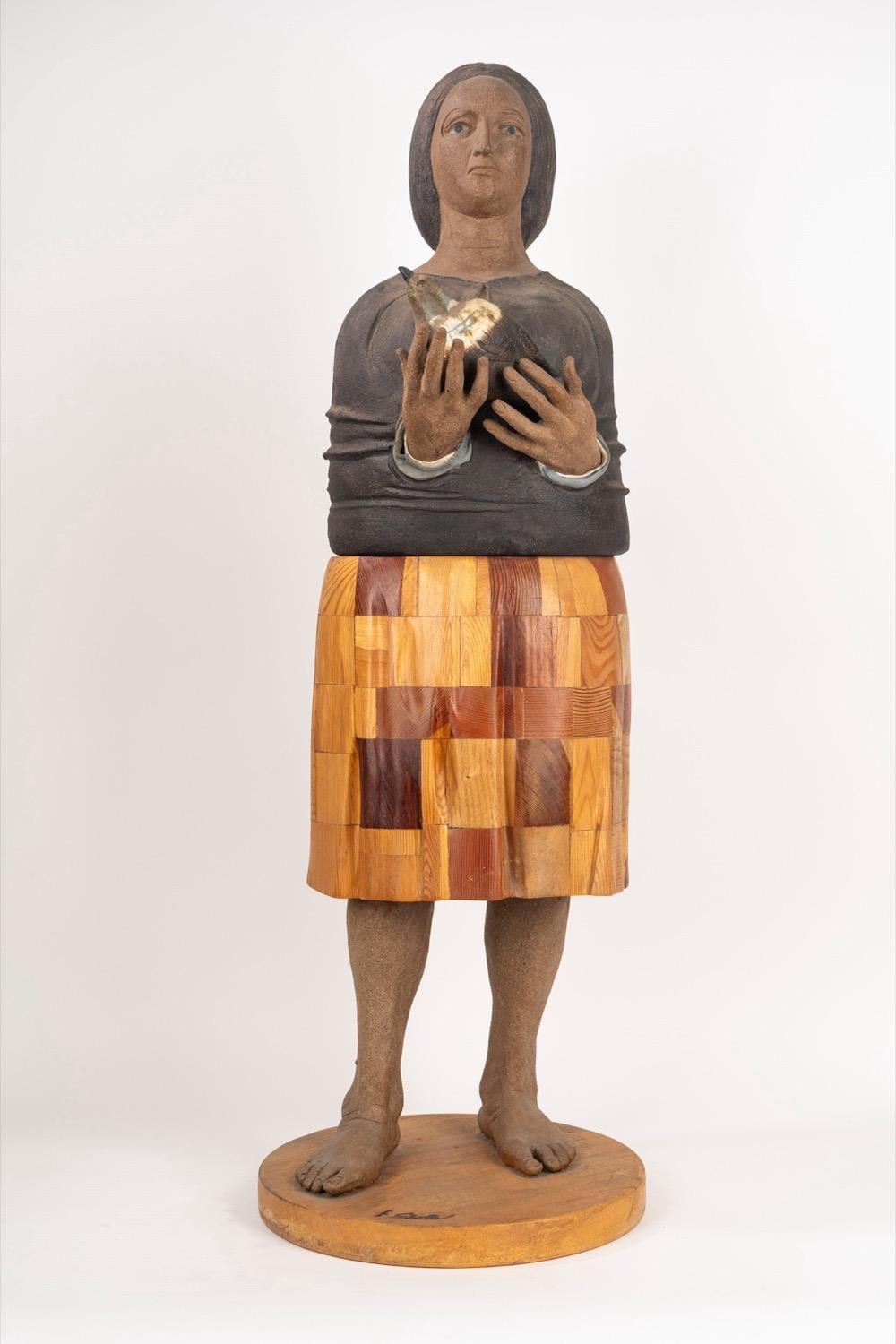 Salvatore Cipolla comparable auction result: salvatore cipolla mirabella imbaccari 1933 sesto fiorentino 2006 woman with dove