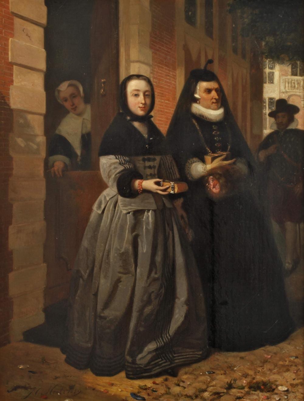 Johannes Cornelius Mertz comparable auction result: johannes cornelius mertz sonnt glicher kirchgang