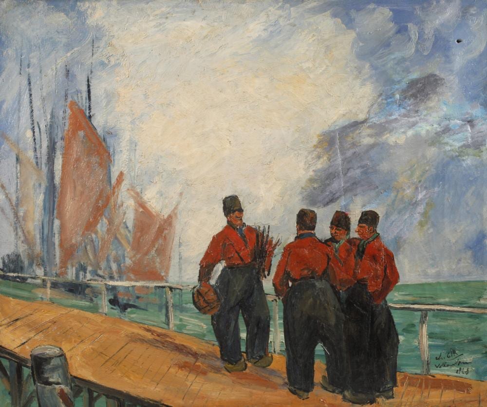 Charles Félix Gir comparable auction result: charles f lix gir fischer in vollendam