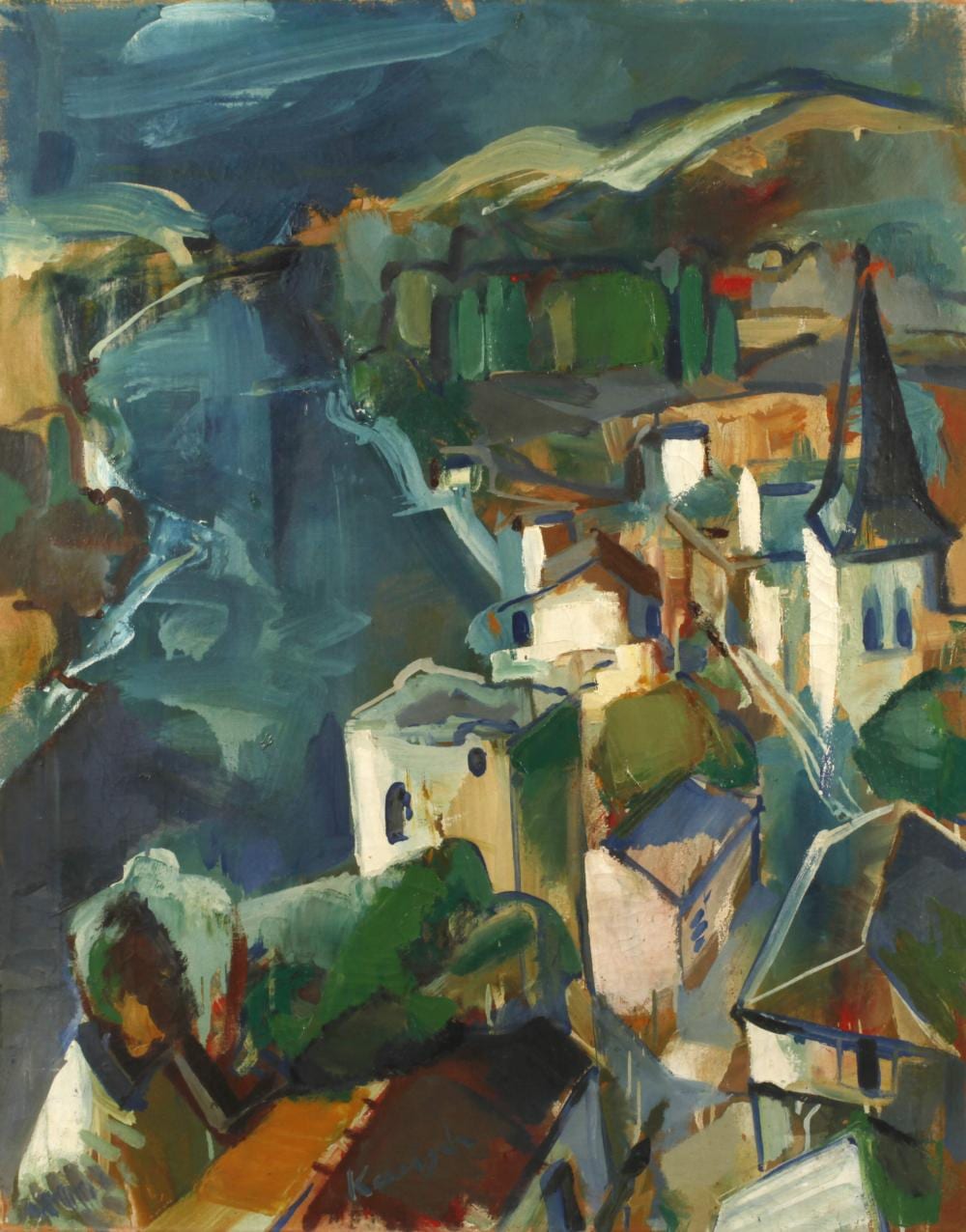 werner kausch landschaft am lot · Auktionshaus Mehlis GmbH · 2024-11-23 Werner Kausch comparable auction result: werner kausch landschaft am lot