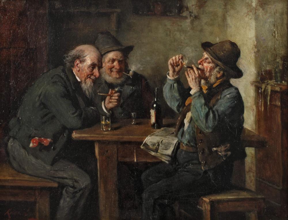 Lajos Kolozsvary comparable auction result: lajos kolozsvary feierabend