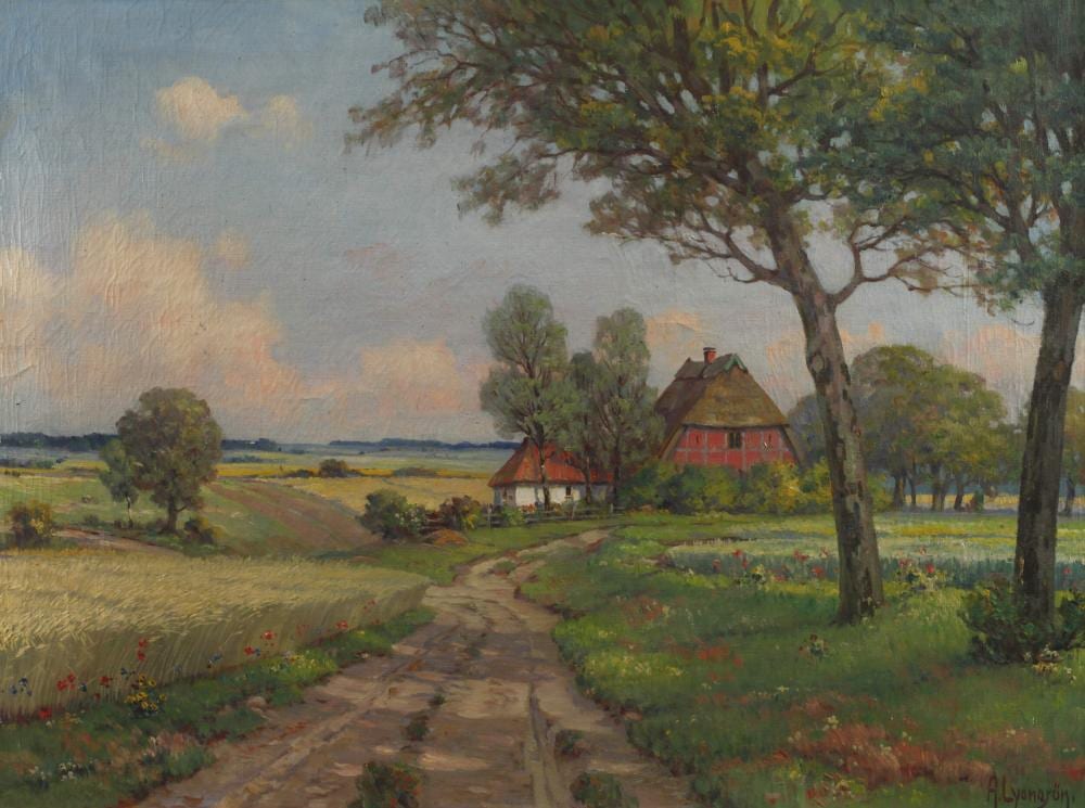 Arnold Lyongrün comparable auction result: arnold lyongr n feldweg