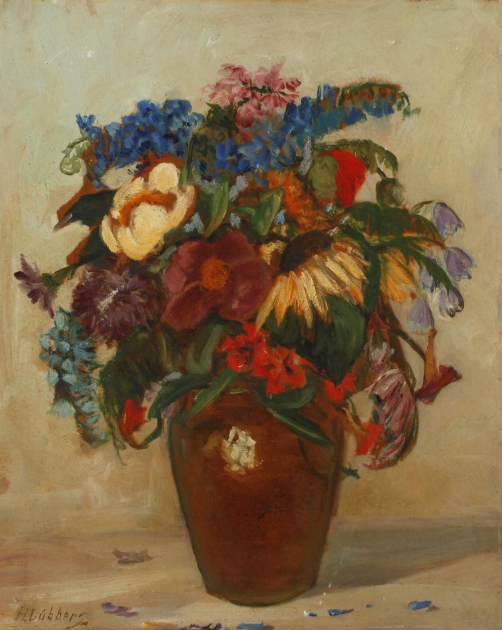 Holger Lübbers comparable auction result: holger l bbers attr blumenstillleben