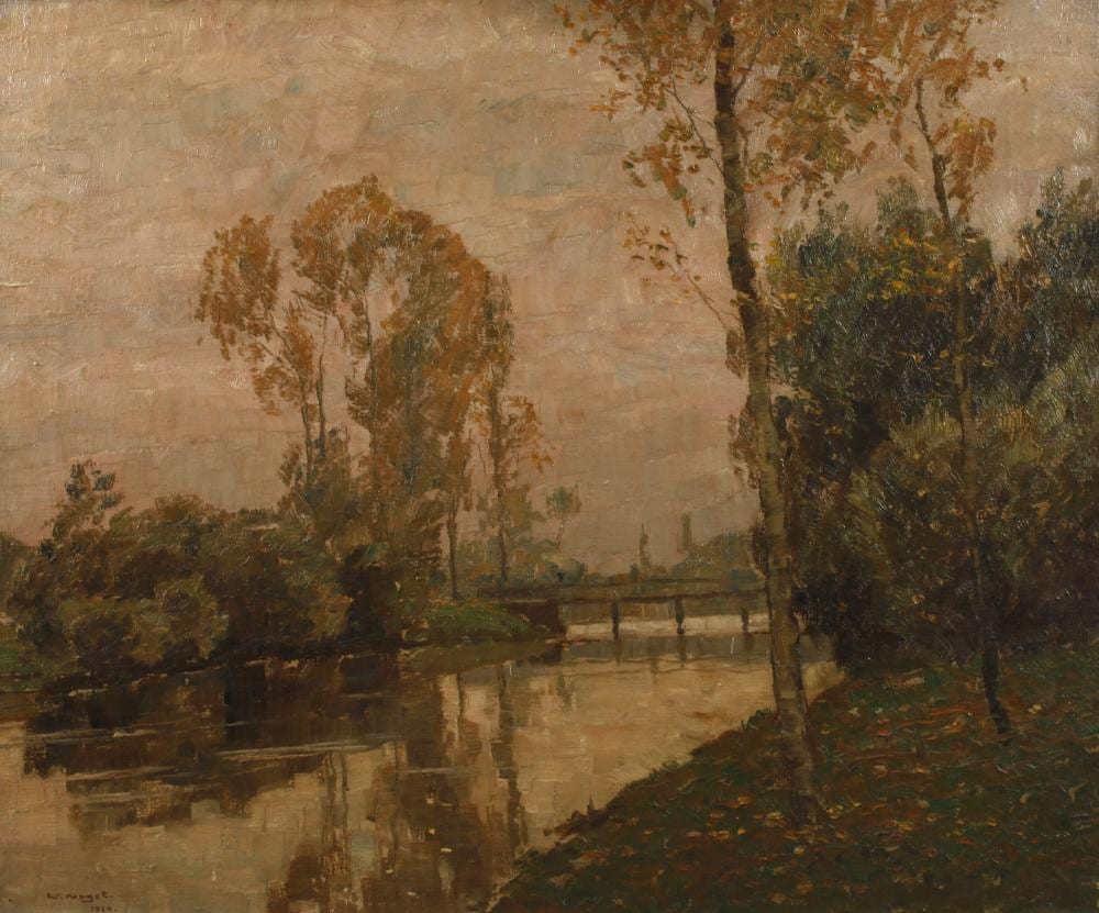 Wilhelm (1866) Nagel comparable auction result: wilhelm nagel am kanal