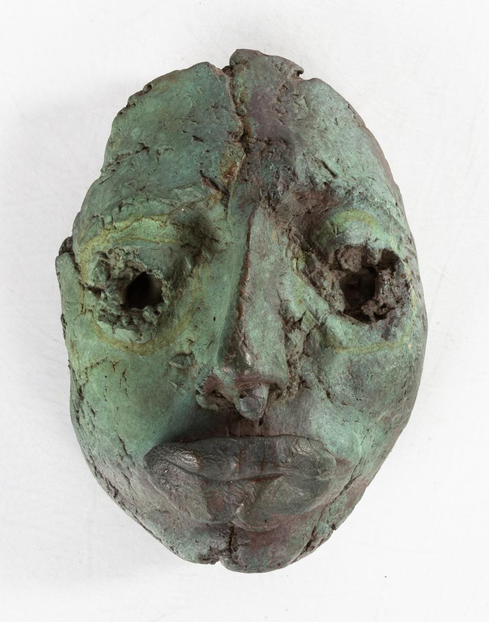 Stephen DeStaebler comparable auction result: stephen de staebler american 1933 2011 face with lips