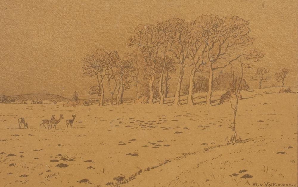 Hans Richard von Volkmann comparable auction result: hans richard von volkmann 1860 1927 march day