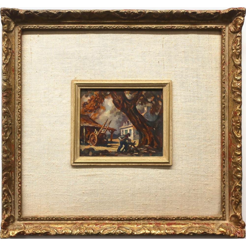 Adam Sheriff Scott comparable auction result: adam sheriff scott canadian 1887 1980 untitled farmer at work