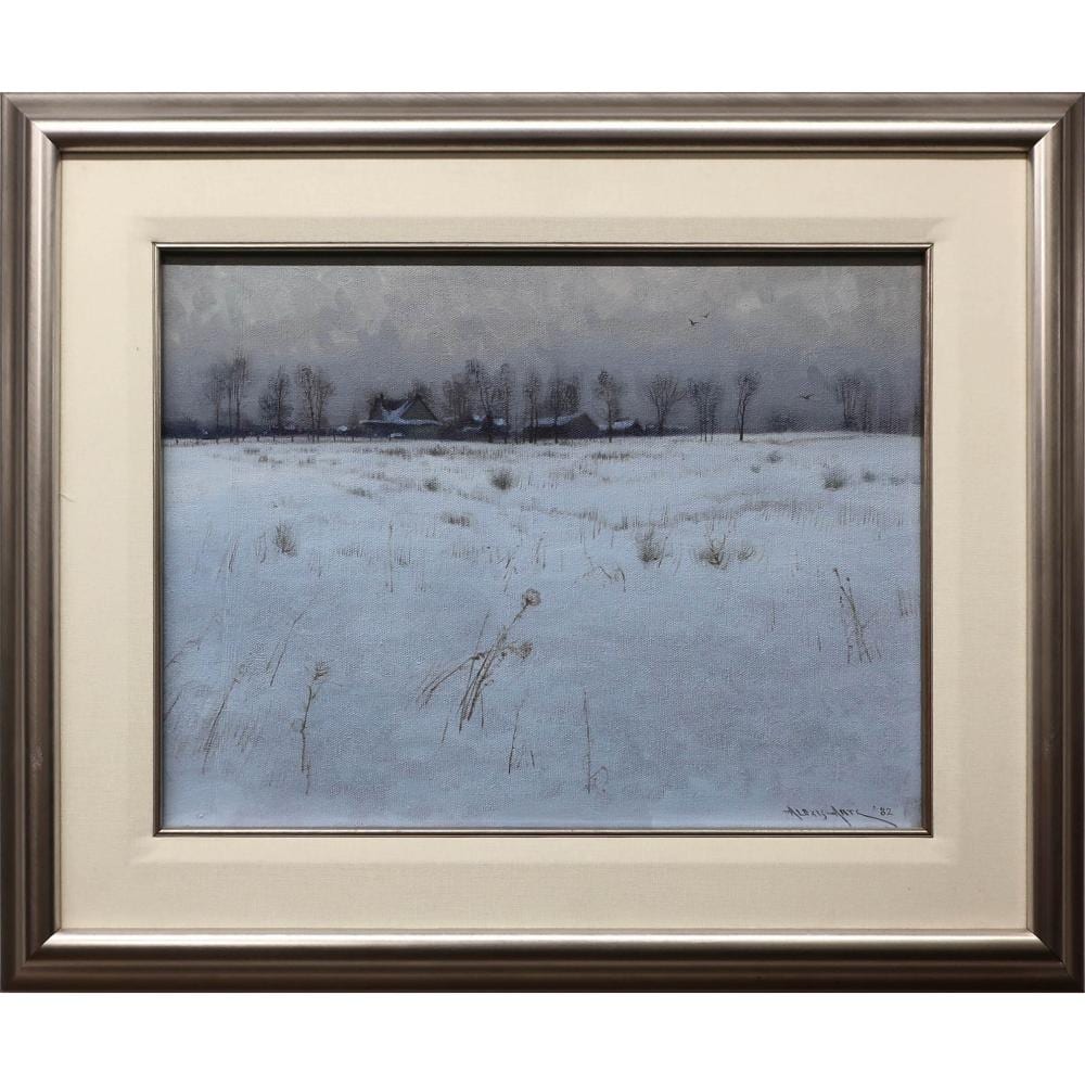 Alexis Arts comparable auction result: alexis arts canadian b 1940 untitled winter stillness