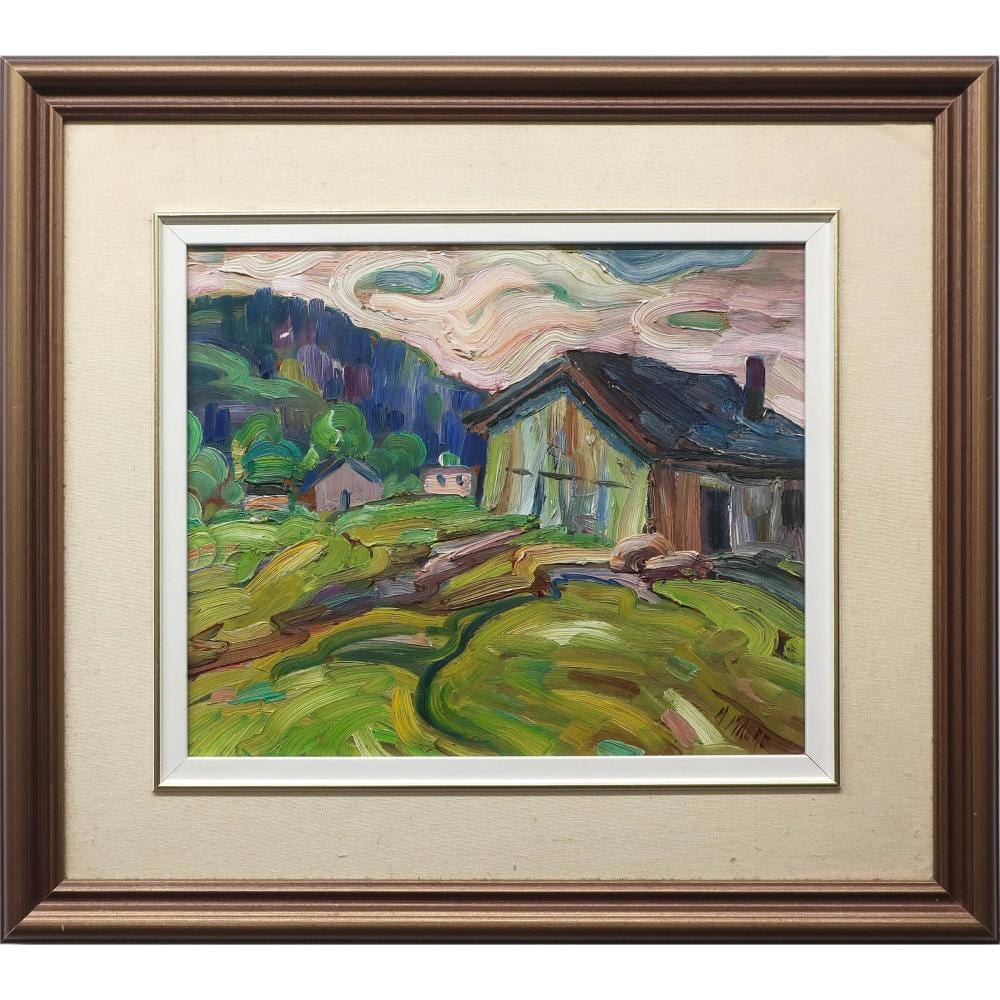 Mario Mauro comparable auction result: mario mauro canadian 1920 1984 untitled old farm shed