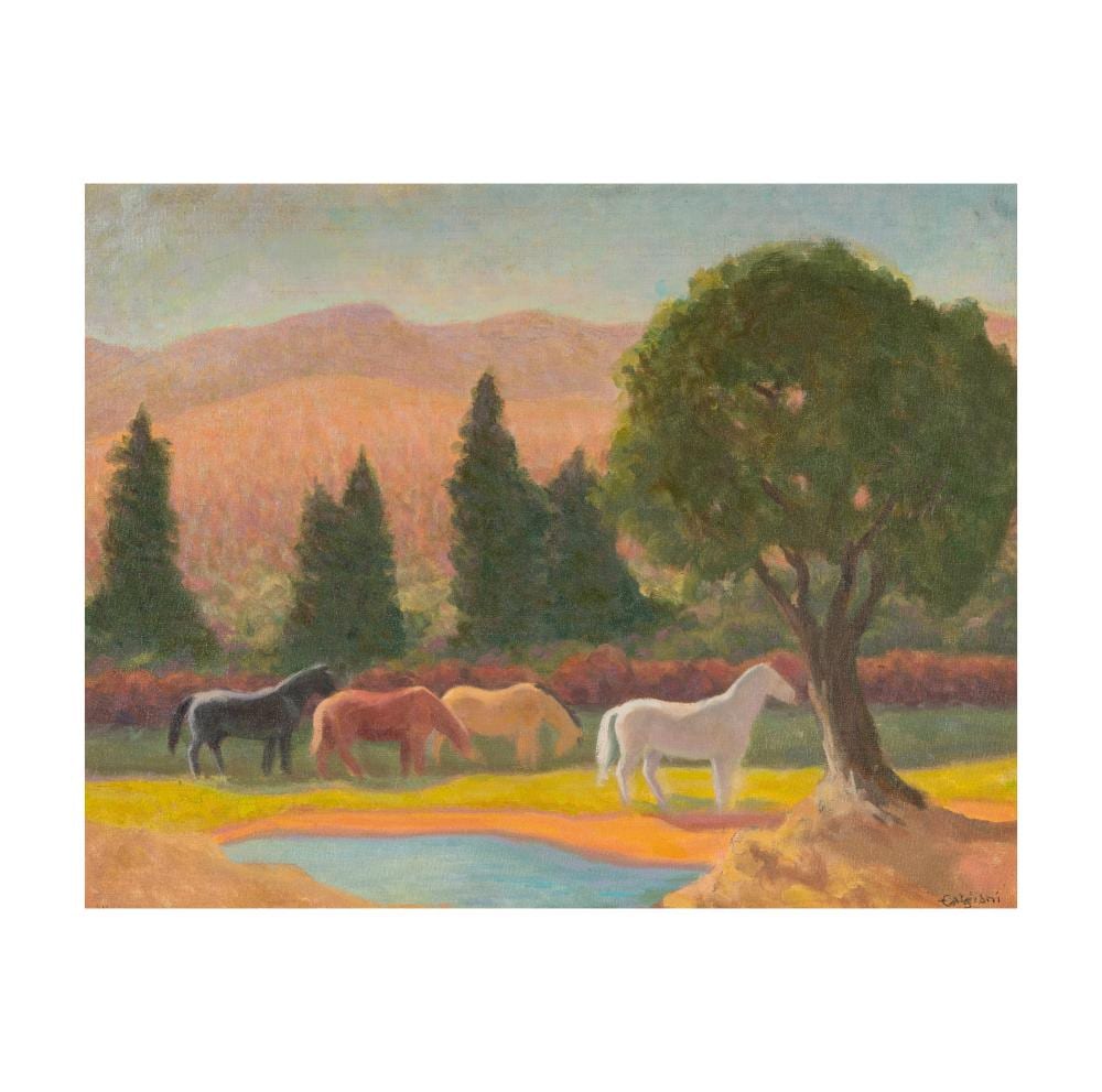 oscar galgiani 1903 1994 study for north coast mendocino · Abell Auction · 2024-11-06 Oscar Galgiani comparable auction result: oscar galgiani 1903 1994 study for north coast mendocino