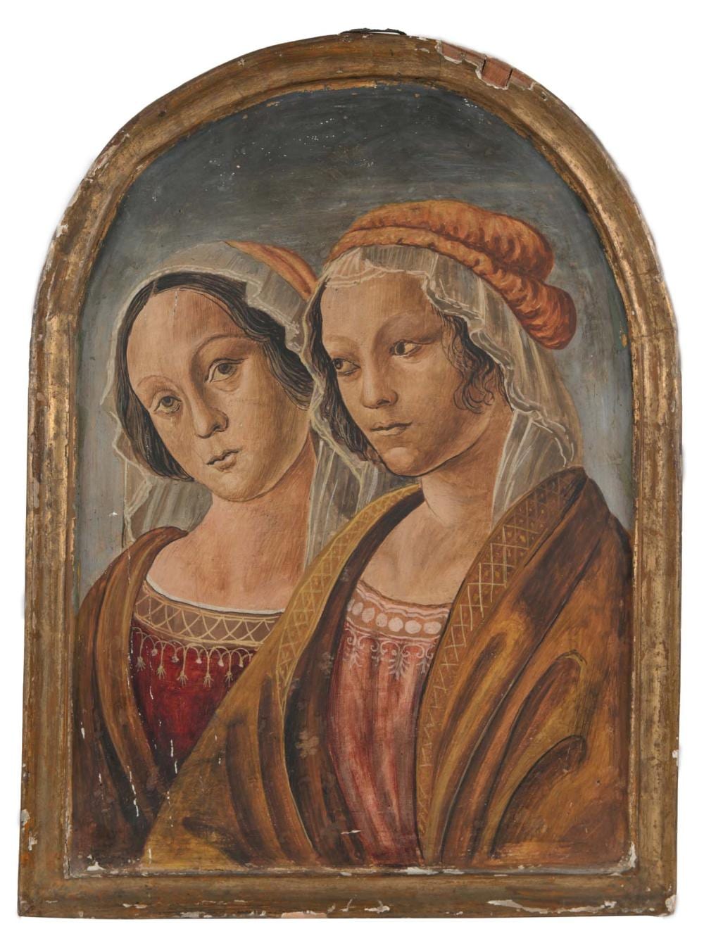 Domenico Ghirlandaio comparable auction result: 19th century painter visitation by domenico ghirlandaio