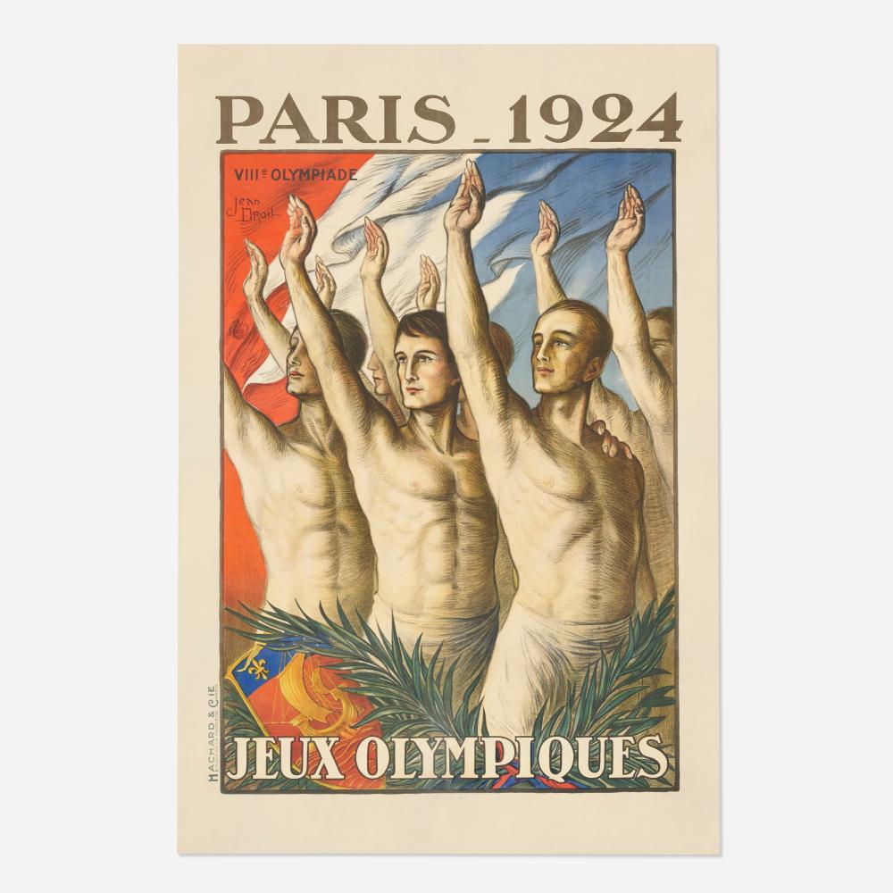 Jean (1884) Droit comparable auction result: jean droit paris 1924 jeux olympiques