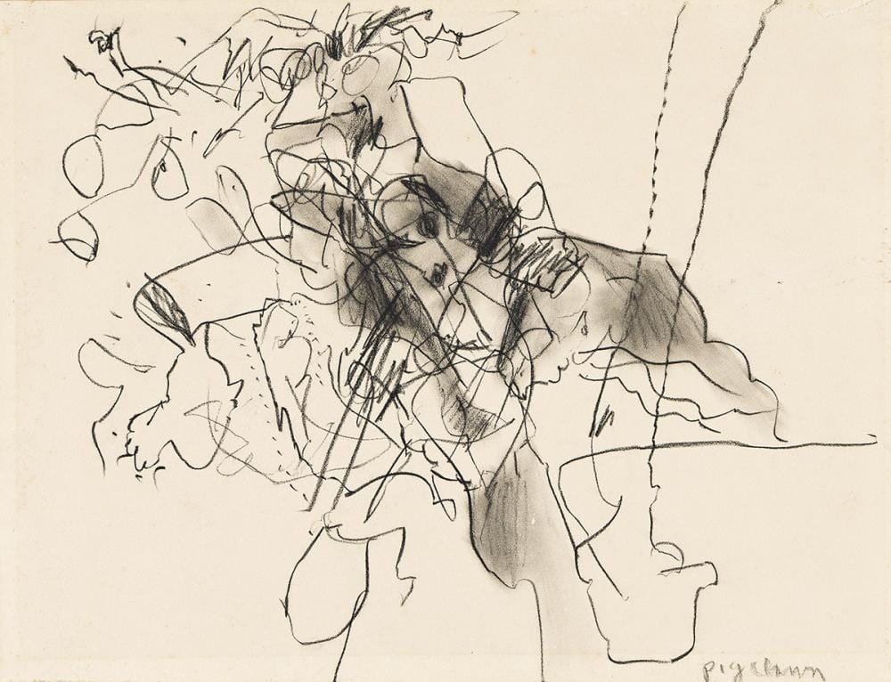 Jack Whitten comparable auction result: jack whitten 1939 2018 pig clown